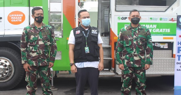 Gunakan Food Truck, ACT Pati Bagikan 500 Nasi Kotak
