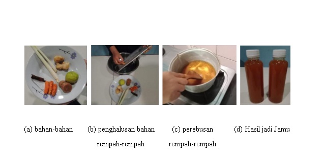 Pembuatan Jamu Tradisional Untuk Tingkatkan Imunitas