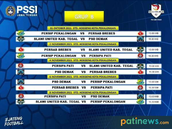 Jadwal Pertandingan Ms Glow For Men Liga Jawa Tengah Lensapati