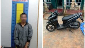 Gondol Motor juga Barang Korban, Tersangka Curas Modus COD HP dalam Juwana Pati Ditangkap Polisi
