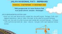 Hingga 31 Desember 2021, Jalan Juwana – Batangan Ada Pengecoran