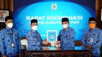 Jelang Purna Tugas, Suharyono Serah Terimakan Jabatan Ketua Korpri Pati