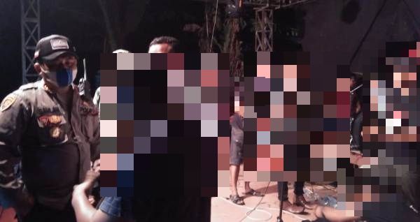 Polsek Sukolilo Bubarkan Keramaian Orgen Tunggal