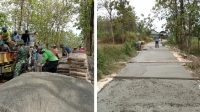 Hari ke 13, Progres Betonisasi Jalan di Wedusan Capai 93,2%