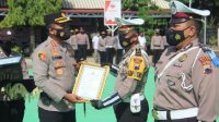 Berprestasi, Empat Personel Polres Pati Diganjar Penghargaan dari Kapolres