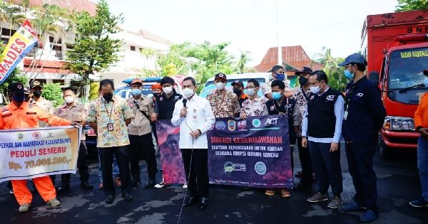 Kabupaten Pati Peduli, Salurkan Bantuan Bagi Korban Erupsi Semeru