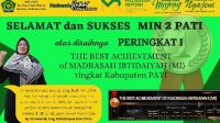MIN 2 Pati Raih The Best Achievement of Madrasah Ibtidaiyah Kabupaten Pati