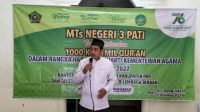 MTsN 3 Pati Sukseskan 1000 Khataman Al Qur’an