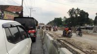 Foto Pembangunan Jalan Flyover Ganefo , Mranggen, Kabupaten Demak
