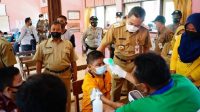 Monitoring di SDN Langenharjo, Bupati Pati Optimis Vaksin Anak Lebih Mudah