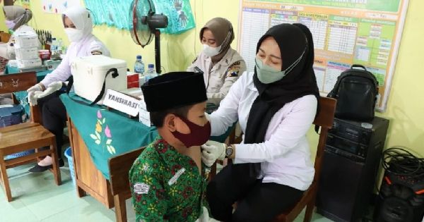 Gandeng MMH Tayu, Polres Pati Adakan Vaksinasi Merdeka Anak