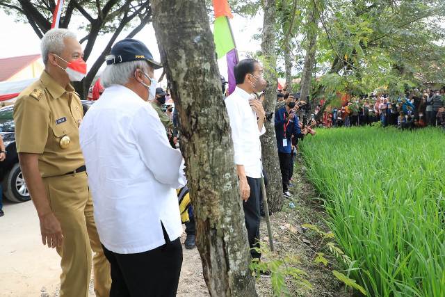 Presiden RI Joko Widodo kembali melakukan kunjungan kerja ke Jawa Tengah, Rabu (5/1/2022).