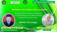 Siswi MTs Tarbiyatus Sibyan Pati, Torehkan Prestasi Kompetisi Bahasa Indonesia