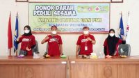 Karang Taruna Satria Kusuma bersama PMI Kecamatan Wedarijaksa Kembali Bersinergi Adakan Donor Darah
