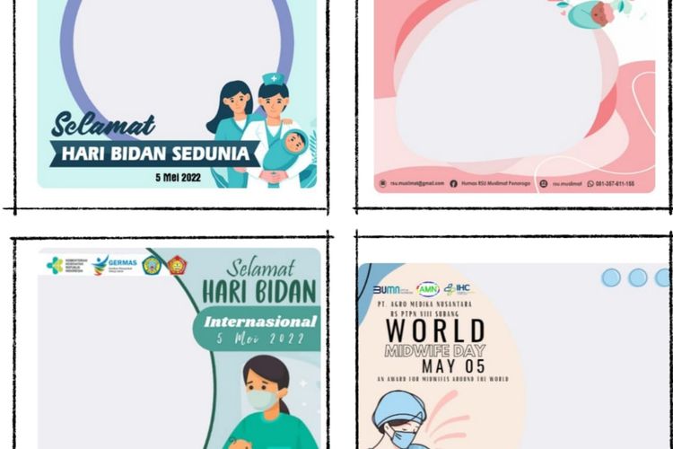 LINK Download Twibbon Ucapkan Hari Bidan Internasional (International Midwife Day), 5 Mei 2022