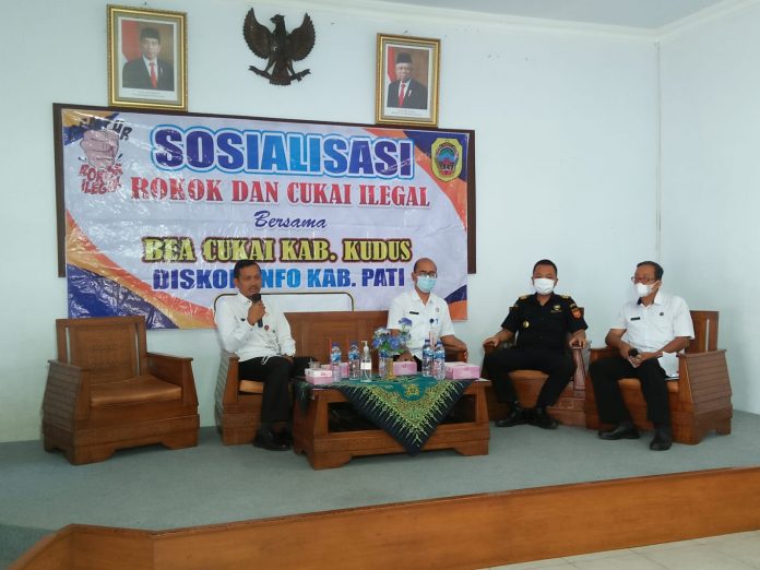 Berlangsung kegiatan sosialisasi rokok dan cukai ilegal Berlangsung kegiatan sosialisasi rokok dan cukai ilegal