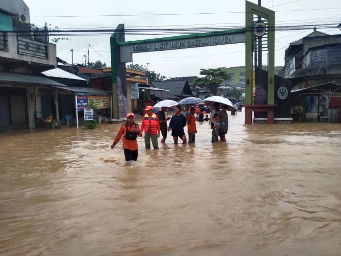 Ilustrasi banjir di salah satu titik di Kabupaten Pati Ilustrasi banjir di salah satu titik di Kabupaten Pati